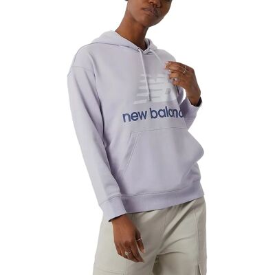 New Balance S Lila Oversized Hoodie - Hoodie New Balance S Lila Oversized Hoodie - Hoodie