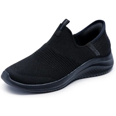 Chaussons Skechers Ultra Flex - Noir - Chaussures Décontractées Chaussons Skechers Ultra Flex - Noir - Chaussures Décontractées