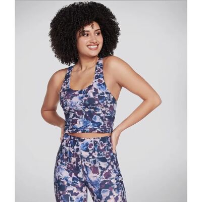 Skechers Langes Blumen-Workout-BH - Sportart Skechers Langes Blumen-Workout-BH - Sportart