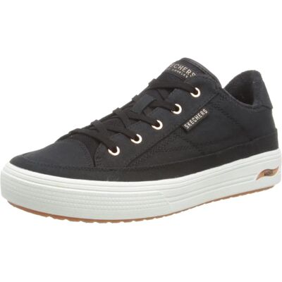 Skechers Arch Fit Arcade Meet Ya There Trainers - Black - Size: 6 Skechers Arch Fit Arcade Meet Ya There Trainers - Black - Size: 6
