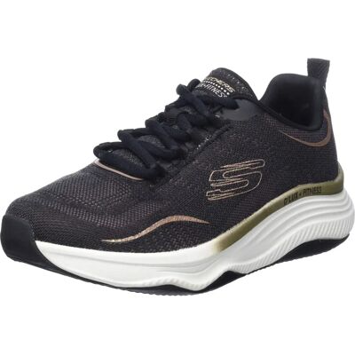 Skechers Dlux Fitness - Czarnie sneakers przez cały rok Skechers Dlux Fitness - Czarnie sneakers przez cały rok
