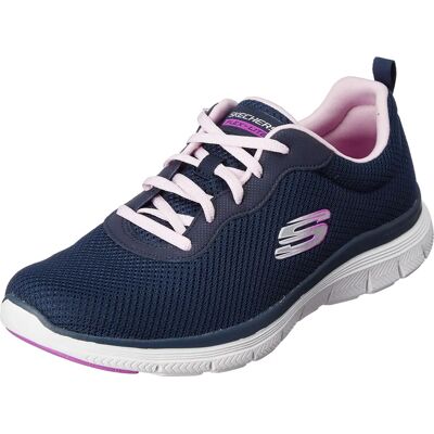 Skechers Flex Appeal 4.0 - Brilliant View - Navy/Lavender - Dam Sneakers Skechers Flex Appeal 4.0 - Brilliant View - Navy/Lavender - Dam Sneakers