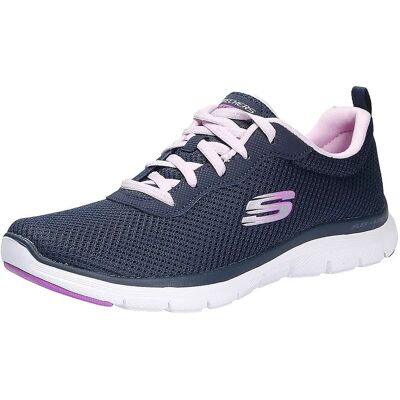Skechers Navy/Lavender Flex Appeal 4.0 Cipők - Cipők Skechers Navy/Lavender Flex Appeal 4.0 Cipők - Cipők