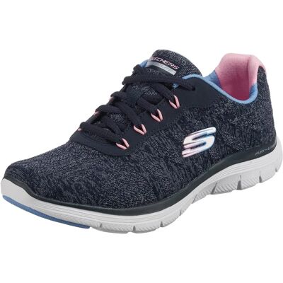 Skechers Navy Multicoloured Flex Appeal 4.0 Buty Skechers Navy Multicoloured Flex Appeal 4.0 Buty