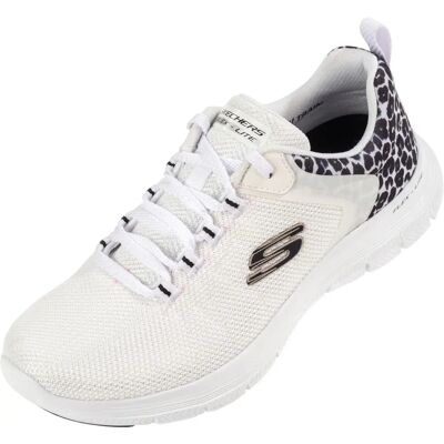 Skechers Weiß Leopard Flex Advantage 4 Wild Damen Sneaker Skechers Weiß Leopard Flex Advantage 4 Wild Damen Sneaker