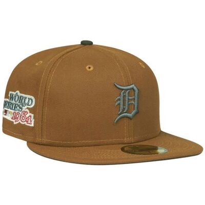 New Era 59Fifty Fitted Cap WORLD SERIES 1984 Detroit Tigers Braun - Cap New Era 59Fifty Fitted Cap WORLD SERIES 1984 Detroit Tigers Braun - Cap