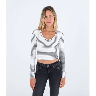 Hurley Sophie Fitte Rayé XS - T-shirt Hurley Sophie Fitte Rayé XS - T-shirt