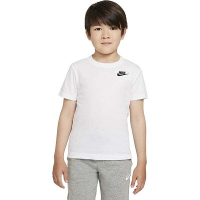 Maglietta Nike Futura Bianca Bambini 6-7 Anni - T-shirt Maglietta Nike Futura Bianca Bambini 6-7 Anni - T-shirt
