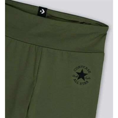 Converse Hoge Taille Groene Chuck Patches Leggings - Leggings Converse Hoge Taille Groene Chuck Patches Leggings - Leggings