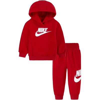 Nike Fleece Kids Jogging Set - University Red Nike Fleece Kids Jogging Set - University Red