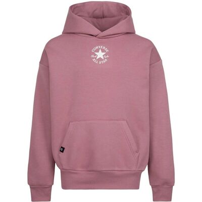 CONVERSE Kinder hoodie - Sweatshirt voor kinderen - Paars - 128/134 - Effen kleur CONVERSE Kinder hoodie - Sweatshirt voor kinderen - Paars - 128/134 - Effen kleur