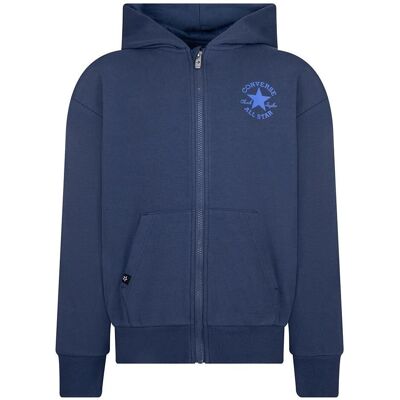 Converse Kids Volledige Rits Sweatshirt - Casual Sportieve Stijl Converse Kids Volledige Rits Sweatshirt - Casual Sportieve Stijl