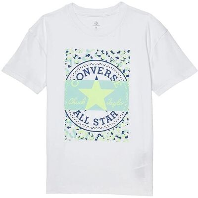 Converse Kids Bianco Boyfriend Graphic T-shirt - T-shirt Converse Kids Bianco Boyfriend Graphic T-shirt - T-shirt