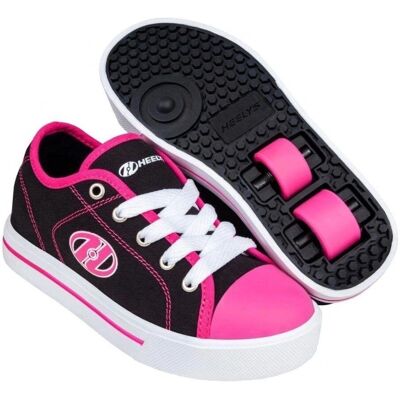 Heelys Ungdom X2 Klassiska Sneakers - Svart/Rosa - Storlek 2 - Sneakers Heelys Ungdom X2 Klassiska Sneakers - Svart/Rosa - Storlek 2 - Sneakers