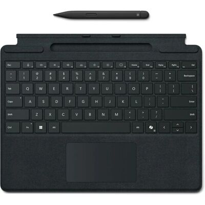 Microsoft Surface Pro Schwarzes Keyboard mit Slim Pen QWERTY - Tablet Microsoft Surface Pro Schwarzes Keyboard mit Slim Pen QWERTY - Tablet