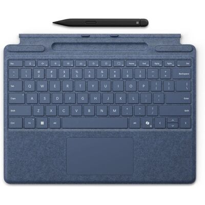 Microsoft Surface Pro Tastatur mit Slim Pen - Blau - Tastatur Microsoft Surface Pro Tastatur mit Slim Pen - Blau - Tastatur