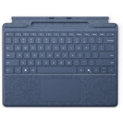 Microsoft Surface Pro Tastatur mit Stiftaufbewahrung - Blau - Tastatur für Surface Pro Microsoft Surface Pro Tastatur mit Stiftaufbewahrung - Blau - Tastatur für Surface Pro