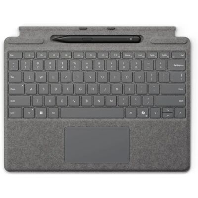 Microsoft - Surface Pro Keyboard - Platinum - Keyboard Microsoft - Surface Pro Keyboard - Platinum - Keyboard