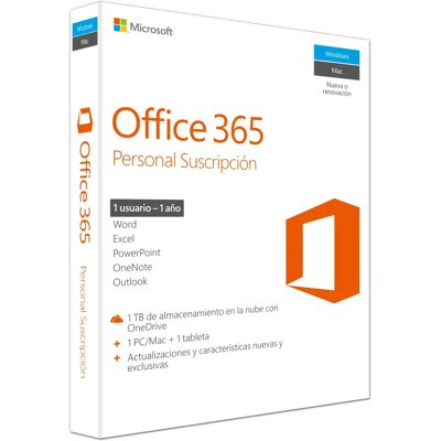 Microsoft Office 365 Personal - Office Suite - 1 Jahr Abonnement Microsoft Office 365 Personal - Office Suite - 1 Jahr Abonnement