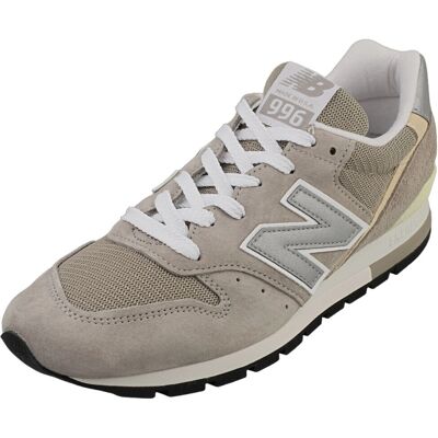 New Balance - 996 Core - Szary i Khaki - Sneakers New Balance - 996 Core - Szary i Khaki - Sneakers
