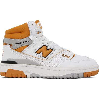 New Balance 650R Weiß & Orange Sneakers - Leder - EU 36 / US 4 New Balance 650R Weiß & Orange Sneakers - Leder - EU 36 / US 4