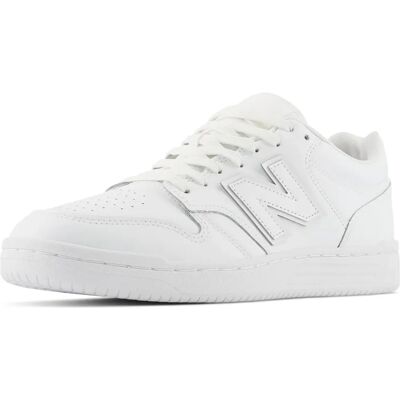 New Balance BB480 Scarpe in Pelle - Bianco - Uomo New Balance BB480 Scarpe in Pelle - Bianco - Uomo