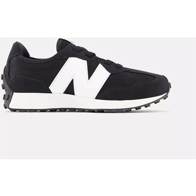 New Balance 327 Kinder Bungee-Schnürung - schwarz/weiß New Balance 327 Kinder Bungee-Schnürung - schwarz/weiß