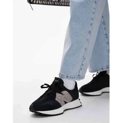 New Balance WS327V1 Tierprint Schwarze Turnschuhe - Sneaker New Balance WS327V1 Tierprint Schwarze Turnschuhe - Sneaker