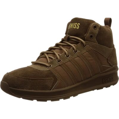 K-Swiss Vista Trainer Mid - Chaussures Homme Cuir Marron - Chaussures - Publicité K-Swiss Vista Trainer Mid - Chaussures Homme Cuir Marron - Chaussures - Publicité
