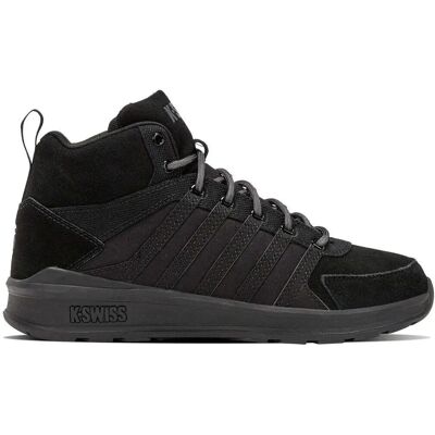 K Swiss K-Swiss Vista Trainer Mid - Leder Schwarz - Herren Sneakers K Swiss K-Swiss Vista Trainer Mid - Leder Schwarz - Herren Sneakers