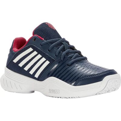 K Swiss Kinderschuhe - K-Swiss Court Express Allcourt - Synthetik, Weiß/Blau - Tennis & Freizeit K Swiss Kinderschuhe - K-Swiss Court Express Allcourt - Synthetik, Weiß/Blau - Tennis & Freizeit