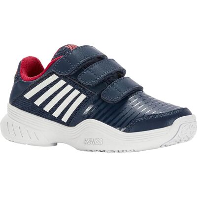 K-Swiss Kinder Velcro Court Express Omni - opal/weiß/lollipop - Sportschuhe K-Swiss Kinder Velcro Court Express Omni - opal/weiß/lollipop - Sportschuhe