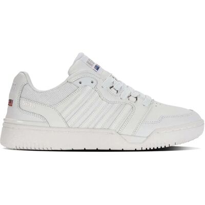 Chaussures Blanches K-Swiss Si-18 Rival - Baskets - Publicité Chaussures Blanches K-Swiss Si-18 Rival - Baskets - Publicité