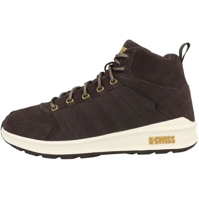 K Swiss K-Swiss Vista Trainer Mid Winter - Herrenschuhe Leder Braun - Sneakers K Swiss K-Swiss Vista Trainer Mid Winter - Herrenschuhe Leder Braun - Sneakers