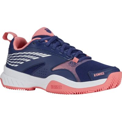 K-Swiss Speedex HB Damen Blau/Weiß/Erdbeere - Tennisschuhe K-Swiss Speedex HB Damen Blau/Weiß/Erdbeere - Tennisschuhe
