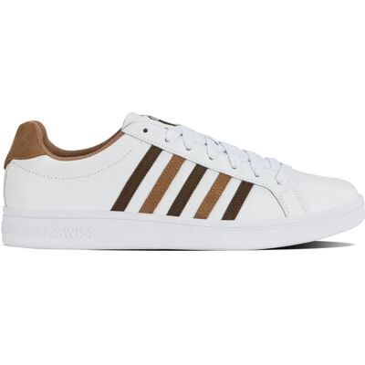 K Swiss K-Swiss Court Tiebreak - Baskets Cuir Blanc Homme EU 40 - Publicité K Swiss K-Swiss Court Tiebreak - Baskets Cuir Blanc Homme EU 40 - Publicité
