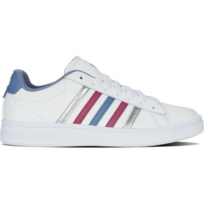 K-Swiss - COURT TIEBREAK II - Bianco - Pelle - Shoes K-Swiss - COURT TIEBREAK II - Bianco - Pelle - Shoes