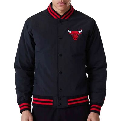 New Era Chicago Bulls Logo Bomber Jacke - Herren Ganzjahr New Era Chicago Bulls Logo Bomber Jacke - Herren Ganzjahr