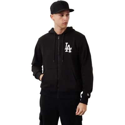New Era Schwarze Los Angeles Dodgers Zip Hoodie - Hoodies New Era Schwarze Los Angeles Dodgers Zip Hoodie - Hoodies