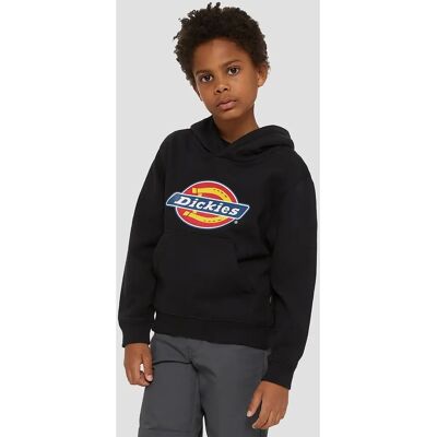 Felpa con Cappuccio Icon Logo per Bambini - Unisex Nero 152-164 Felpa con Cappuccio Icon Logo per Bambini - Unisex Nero 152-164