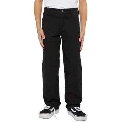 Dickies Børn Carpenter Bukser - Sort - Lige Ben - Værktøjslommer Dickies Børn Carpenter Bukser - Sort - Lige Ben - Værktøjslommer
