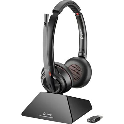 Poly Savi 8220 UC Headset - Trådlöst, Brusreducering Poly Savi 8220 UC Headset - Trådlöst, Brusreducering
