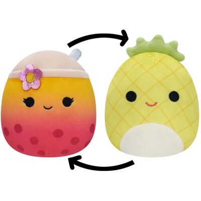 Jazwares Squishmallows - Flip A Mallow 13 cm P15 - Bergit a Bubble Tea/Maui a Ananász Jazwares Squishmallows - Flip A Mallow 13 cm P15 - Bergit a Bubble Tea/Maui a Ananász