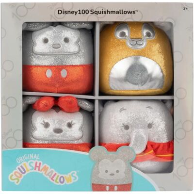 4-pack Disney Squishmallows 5 tuumaa - Pehmolelut 4-pack Disney Squishmallows 5 tuumaa - Pehmolelut
