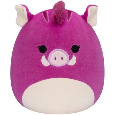 Squishmallows Jenna 19cm Peluche - Cochonnet Violet - Peluche Squishmallows Jenna 19cm Peluche - Cochonnet Violet - Peluche