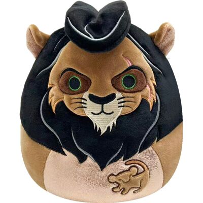 Disney Squishmallows Scar Plush - Soft, 8-inch Collectible Toy Disney Squishmallows Scar Plush - Soft, 8-inch Collectible Toy