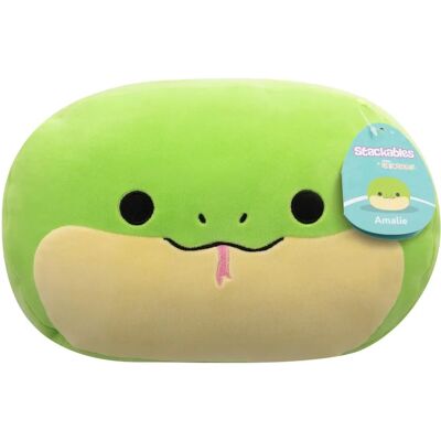 Squishmallows Figurine en Peluche Serpent Vert avec Ventre Jaune Amalie - Jouet en Peluche Squishmallows Figurine en Peluche Serpent Vert avec Ventre Jaune Amalie - Jouet en Peluche
