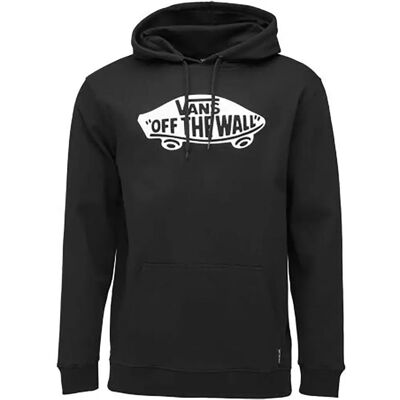 Elegancka czarna bluza Vans - S - Z kapturem, Środkowa kieszeń, Bawełna Elegancka czarna bluza Vans - S - Z kapturem, Środkowa kieszeń, Bawełna