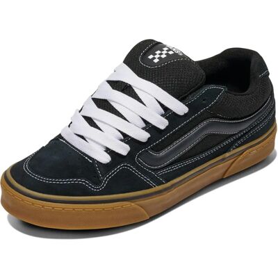 Vans Caldrone Low Rise Suede Sneakers - Black/Gum - Low Top Vans Caldrone Low Rise Suede Sneakers - Black/Gum - Low Top