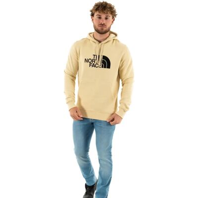 Sweat à capuche The North Face Drew Peak - Beige - Hommes XL - Publicité Sweat à capuche The North Face Drew Peak - Beige - Hommes XL - Publicité
